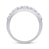 Thumbnail Image 3 of Now + Forever Diamond Multi-Row Anniversary Ring 2 ct tw 14K White Gold
