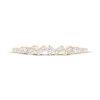 Thumbnail Image 3 of Now + Forever Baguette & Round-Cut Diamond Anniversary Ring 1/6 ct tw 10K Yellow Gold