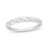 Thumbnail Image 1 of Now + Forever Diamond Slant Anniversary Ring 1/15 ct tw 10K White Gold