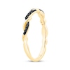 Thumbnail Image 2 of Now + Forever Black Diamond Twist Anniversary Ring 1/15 ct tw 10K Yellow Gold