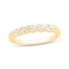 Thumbnail Image 1 of Now + Forever Diamond Leaf Anniversary Ring 1/8 ct tw 10K Yellow Gold