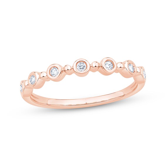 Now + Forever Diamond Anniversary Ring 1/10 ct tw 10K Rose Gold