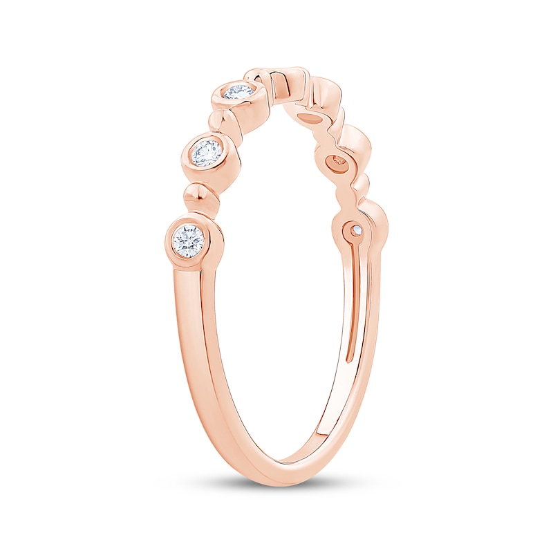 Main Image 2 of Now + Forever Diamond Anniversary Ring 1/10 ct tw 10K Rose Gold
