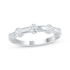 Thumbnail Image 1 of Now + Forever Lab-Grown Diamonds Anniversary Station Ring 1-1/4 ct tw 14K White Gold
