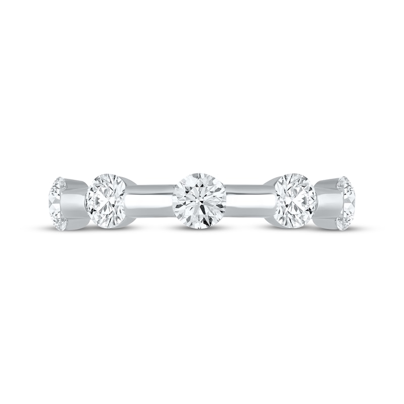 Main Image 3 of Now + Forever Lab-Grown Diamonds Anniversary Station Ring 1-1/4 ct tw 14K White Gold