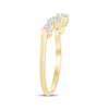 Thumbnail Image 2 of Now + Forever Marquise & Round-Cut Diamond Contour Ring 1/3 ct tw 14K Yellow Gold