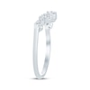 Thumbnail Image 2 of Now + Forever Marquise & Round-Cut Diamond Contour Ring 1/3 ct tw 14K White Gold