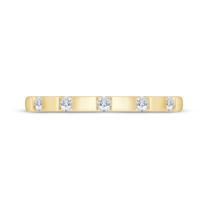 Main Image 3 of Now + Forever Diamond Five-Stone Anniversary Ring 1/6 ct tw 10K Yellow Gold