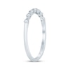 Thumbnail Image 2 of Now + Forever Diamond Sculpted Anniversary Ring 1/4 ct tw 10K White Gold
