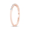 Thumbnail Image 2 of Now + Forever Diamond Sculpted Anniversary Ring 1/4 ct tw 10K Rose Gold
