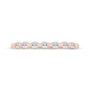 Thumbnail Image 3 of Now + Forever Diamond Sculpted Anniversary Ring 1/4 ct tw 10K Rose Gold