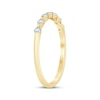 Thumbnail Image 2 of Now + Forever Diamond Sculpted Anniversary Ring 1/4 ct tw 10K Yellow Gold