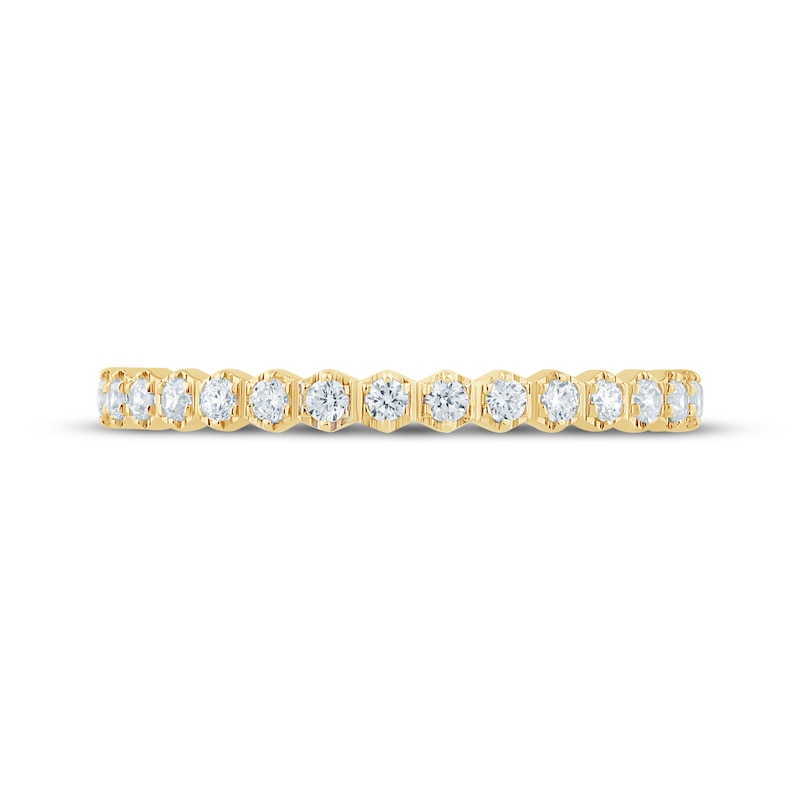 Main Image 3 of Now + Forever Diamond Hexagon Frames Anniversary Ring 1/6 ct tw 10K Yellow Gold