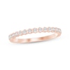 Thumbnail Image 1 of Now + Forever Diamond Hexagon Frames Anniversary Ring 1/6 ct tw 10K Rose Gold