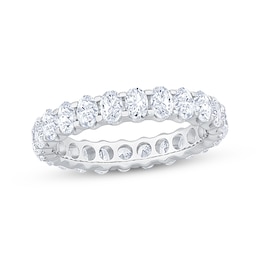 Now + Forever Oval-Cut Diamond Eternity Ring 2 ct tw 14K White Gold