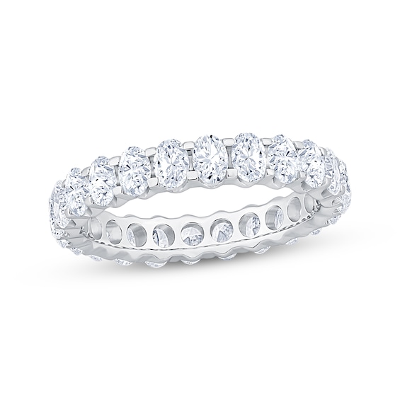 Now + Forever Oval-Cut Diamond Eternity Ring 2 ct tw 14K White Gold