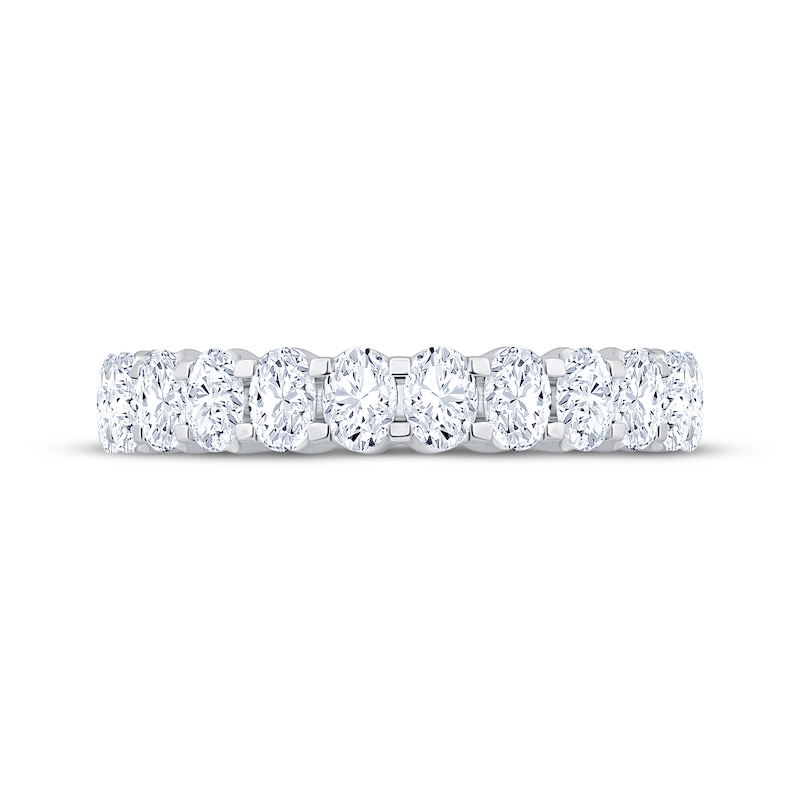 Main Image 3 of Now + Forever Oval-Cut Diamond Eternity Ring 2 ct tw 14K White Gold