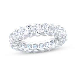 Now + Forever Oval-Cut Diamond Eternity Ring 4 ct tw 14K White Gold
