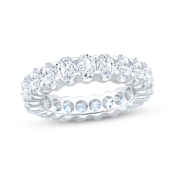 Now + Forever Oval-Cut Diamond Eternity Ring 4 ct tw 14K White Gold