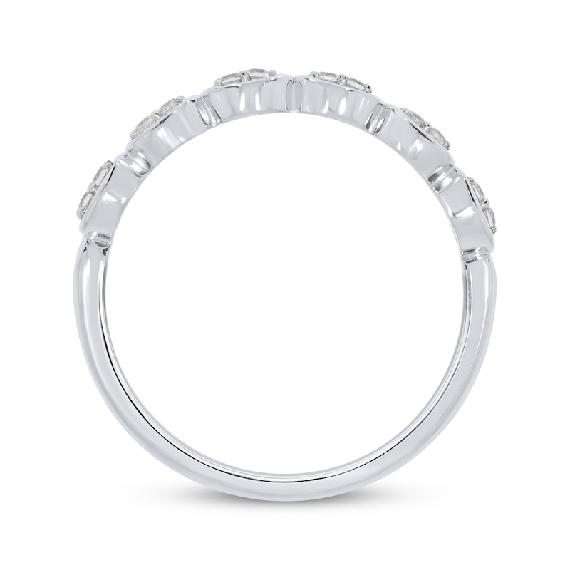 Main Image 3 of Now + Forever Diamond Anniversary Ring 1/10 ct tw 10K White Gold