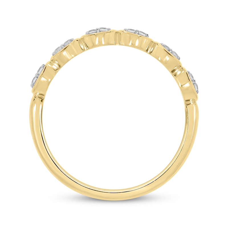 Main Image 3 of Now + Forever Diamond Anniversary Ring 1/10 ct tw 10K Yellow Gold