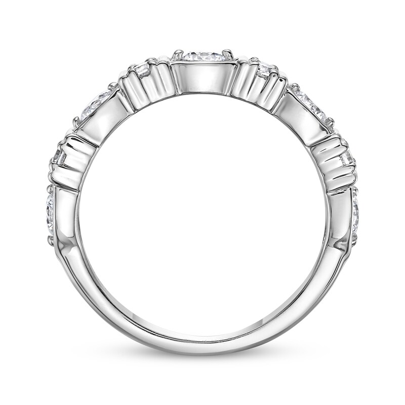 Main Image 3 of Now + Forever Diamond Anniversary Ring 1 ct tw 14K White Gold