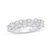 Thumbnail Image 1 of Now + Forever Diamond Staggered Anniversary Ring 1 ct tw 14K White Gold