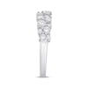 Thumbnail Image 2 of Now + Forever Diamond Staggered Anniversary Ring 1 ct tw 14K White Gold