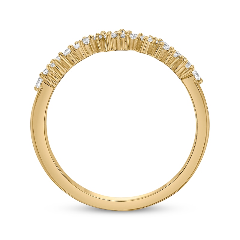 Main Image 3 of Now + Forever Diamond Scatter Anniversary Ring 1/5 ct tw 10K Yellow Gold