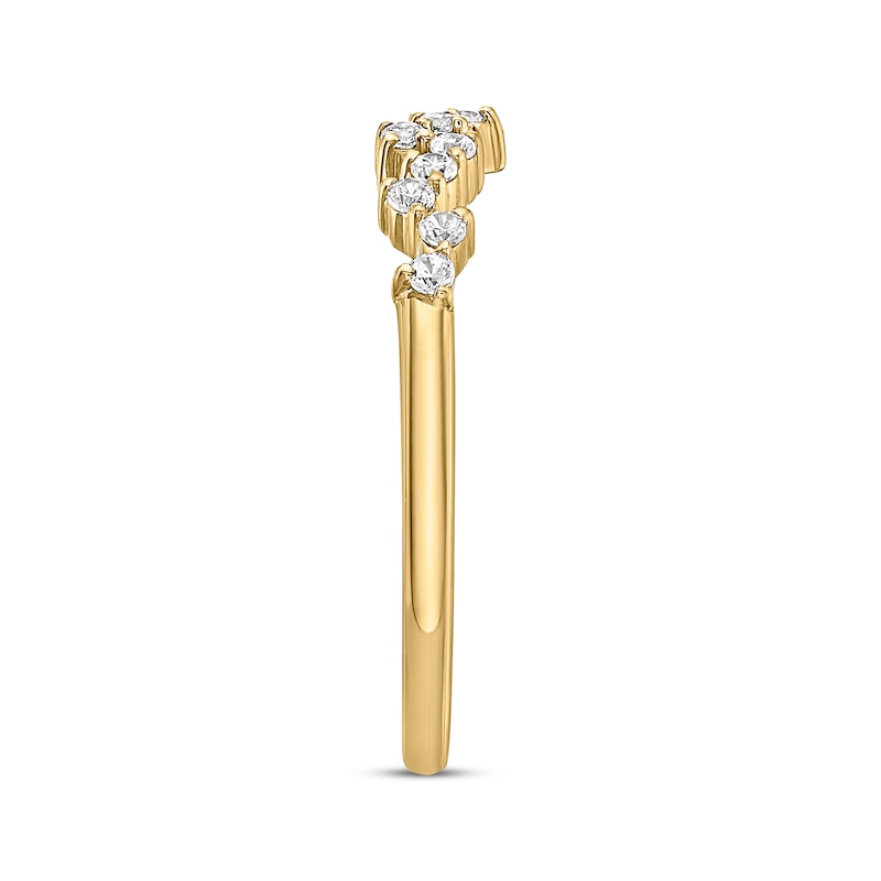 Main Image 2 of Now + Forever Diamond Scatter Anniversary Ring 1/5 ct tw 10K Yellow Gold