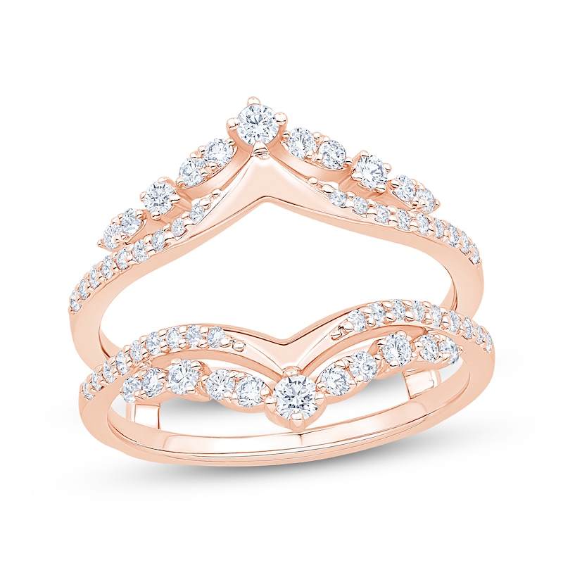 Main Image 1 of Now + Forever Diamond Enhancer Ring 1/2 ct tw 14K Rose Gold