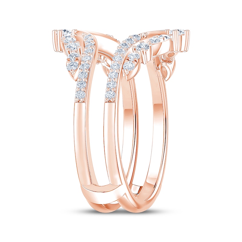 Main Image 2 of Now + Forever Diamond Enhancer Ring 1/2 ct tw 14K Rose Gold