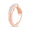 Thumbnail Image 2 of Now + Forever Diamond Contour Anniversary Ring 1/2 ct tw 14K Rose Gold