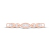 Thumbnail Image 3 of Now + Forever Diamond Milgrain Anniversary Ring 1/10 ct tw 10K Rose Gold