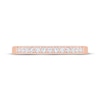Thumbnail Image 3 of Now + Forever Diamond Anniversary Ring 1/8 ct tw 10K Rose Gold