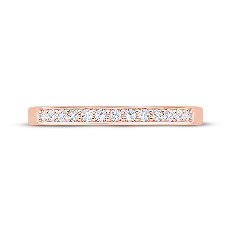 Main Image 3 of Now + Forever Diamond Anniversary Ring 1/8 ct tw 10K Rose Gold