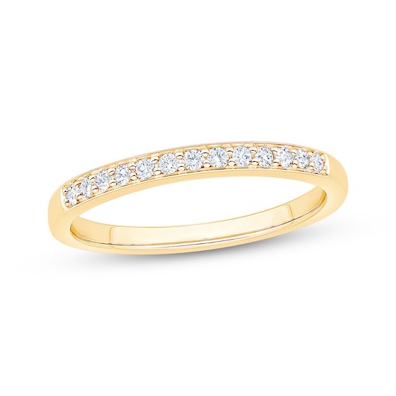 Now + Forever Diamond Anniversary Ring 1/8 ct tw 10K Yellow Gold