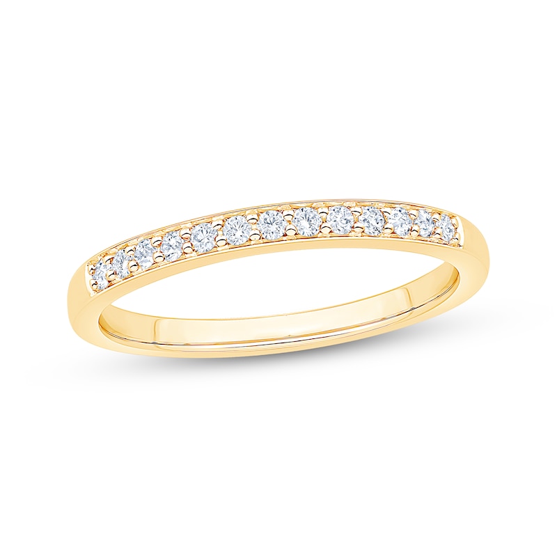 Main Image 1 of Now + Forever Diamond Anniversary Ring 1/8 ct tw 10K Yellow Gold