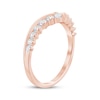 Thumbnail Image 2 of Now + Forever Diamond Graduated Contour Ring 1/2 ct tw 14K Rose Gold