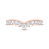 Thumbnail Image 3 of Now + Forever Diamond Graduated Contour Ring 1/2 ct tw 14K Rose Gold