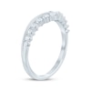 Thumbnail Image 2 of Now + Forever Diamond Graduated Contour Ring 1/2 ct tw 14K White Gold