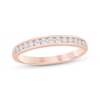 Thumbnail Image 1 of Now + Forever Diamond Channel Anniversary Ring 1/4 ct tw 14K Rose Gold