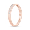 Thumbnail Image 2 of Now + Forever Diamond Channel Anniversary Ring 1/4 ct tw 14K Rose Gold