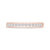 Thumbnail Image 3 of Now + Forever Diamond Channel Anniversary Ring 1/4 ct tw 14K Rose Gold