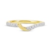 Thumbnail Image 3 of Now + Forever Diamond Contour Anniversary Ring 1/5 ct tw 10K Yellow Gold
