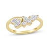Thumbnail Image 1 of Now + Forever Marquise, Pear & Round-Cut Diamond Contour Ring 5/8 ct tw 14K Yellow Gold