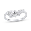 Thumbnail Image 1 of Now + Forever Marquise, Pear & Round-Cut Diamond Contour Ring 5/8 ct tw 14K White Gold
