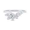 Thumbnail Image 3 of Now + Forever Marquise, Pear & Round-Cut Diamond Contour Ring 5/8 ct tw 14K White Gold