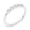 Thumbnail Image 2 of Now + Forever Diamond Five-Stone Anniversary Ring 1/6 ct tw 10K White Gold