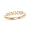 Thumbnail Image 1 of Now + Forever Diamond Five-Stone Anniversary Ring 1/6 ct tw 10K Yellow Gold